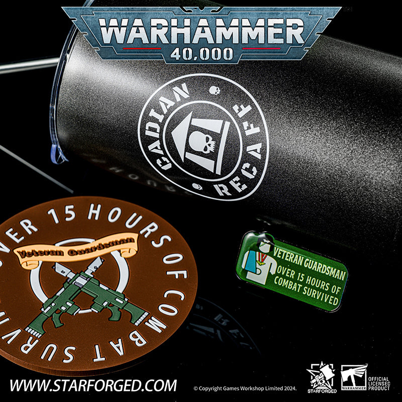 Starforged Warhammer 40K Cadian Recaff Space Marine Astra Militarum Sports Water Bottle Set Other